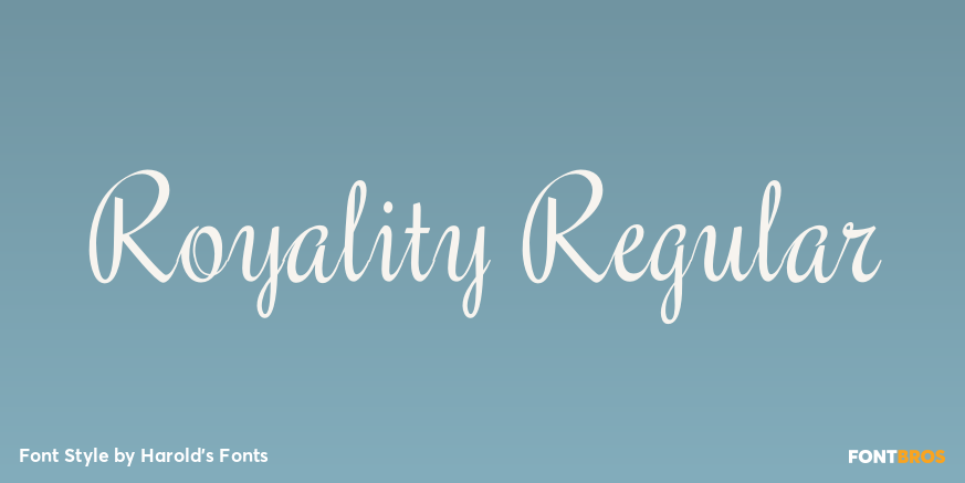 Royality Regular Poster