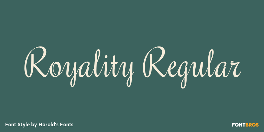 Royality Regular Poster