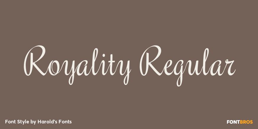 Royality Regular Poster