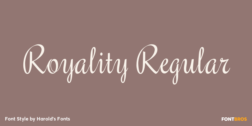 Royality Regular Poster