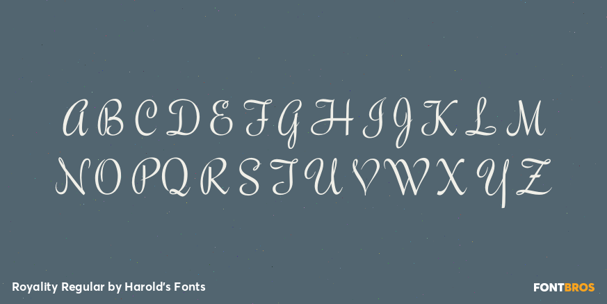 Royality Regular Font Poster #1