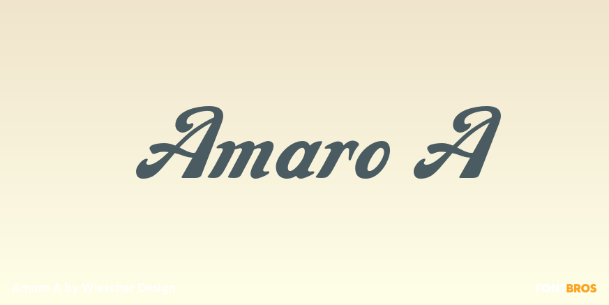 Amaro A Poster