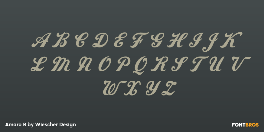 Amaro B Font Poster #1