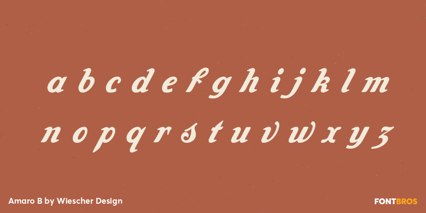 Amaro B Font Poster #1