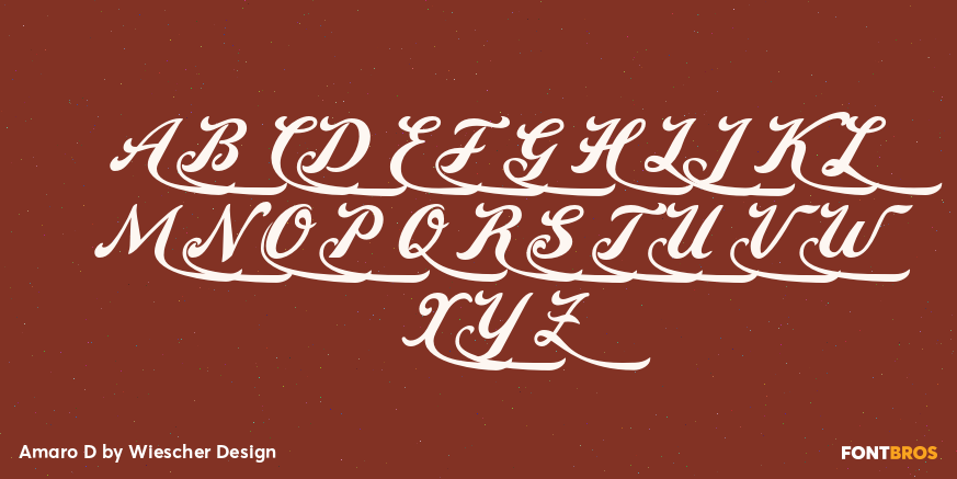Amaro D Font Poster #1
