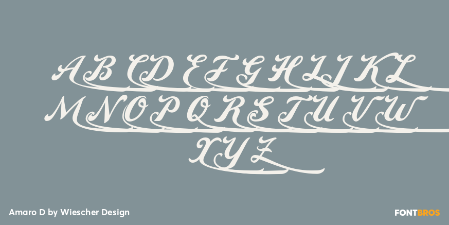 Amaro D Font Poster #1