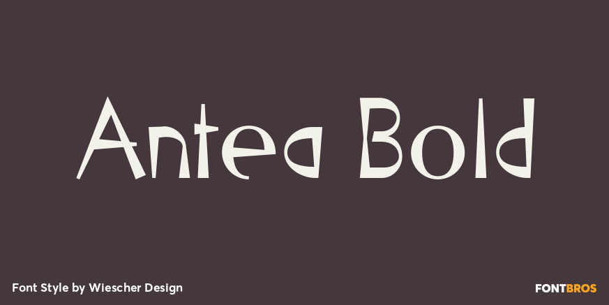 Antea Bold Font Poster #1