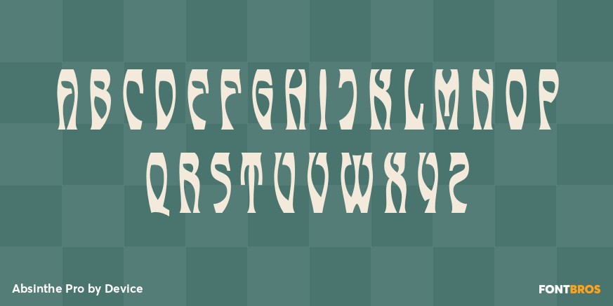 Absinthe Pro Font Poster #2