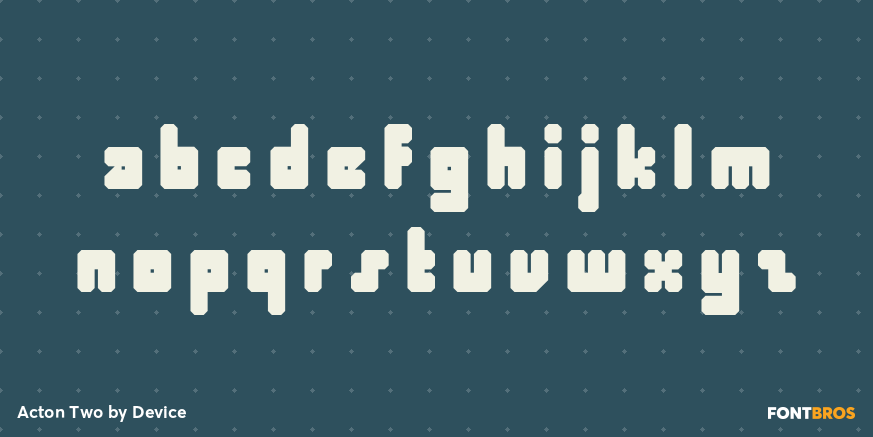 Acton Two Font Poster #3