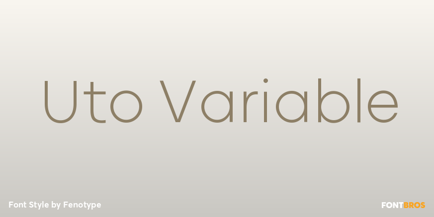 Uto Variable Poster