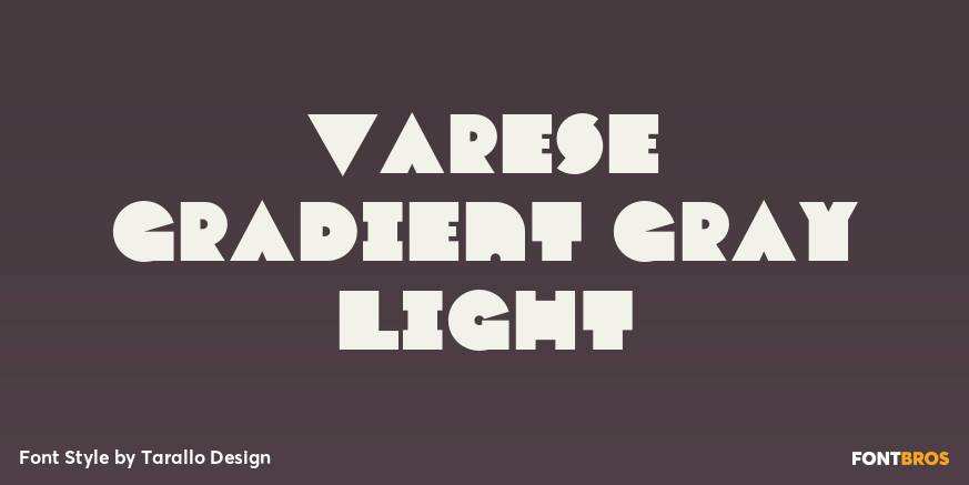 Varese Gradient Gray Light Poster