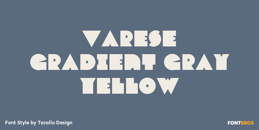 Varese Gradient Gray Yellow Poster