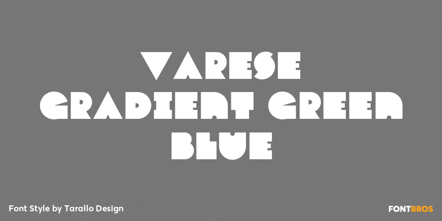 Varese Gradient Green Blue Poster