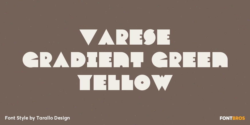 Varese Gradient Green Yellow Poster