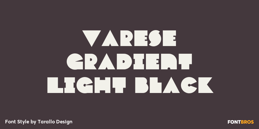 Varese Gradient Light Black Poster