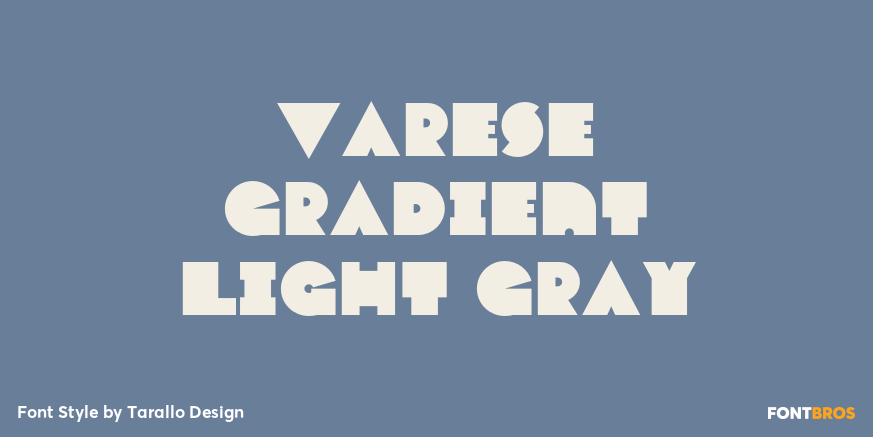 Varese Gradient Light Gray Poster