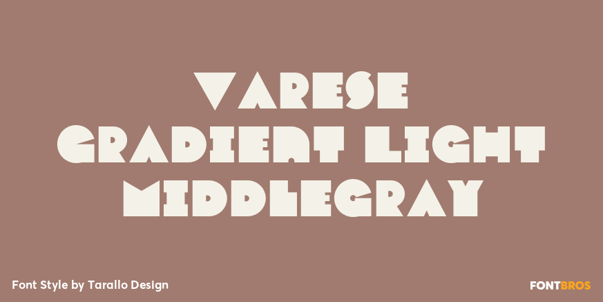 Varese Gradient Light Middlegray Poster