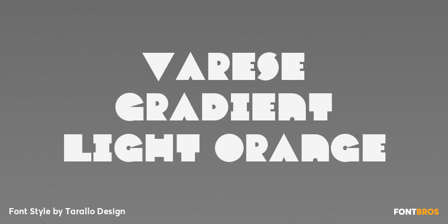 Varese Gradient Light Orange Poster