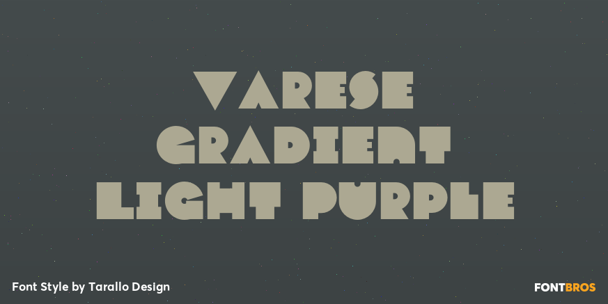 Varese Gradient Light Purple Font Poster #1