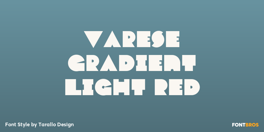 Varese Gradient Light Red Poster