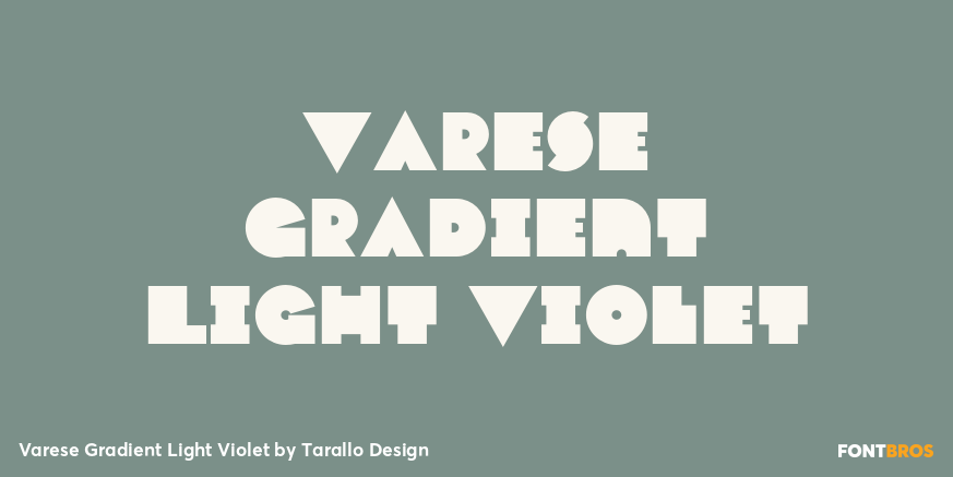 Varese Gradient Light Violet Font Poster #1