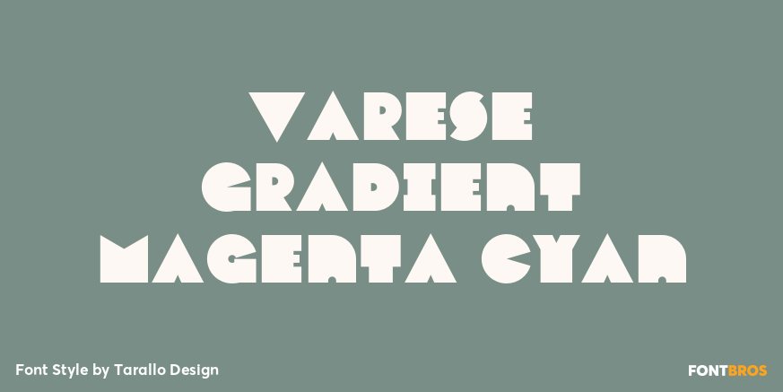 Varese Gradient Magenta Cyan Poster