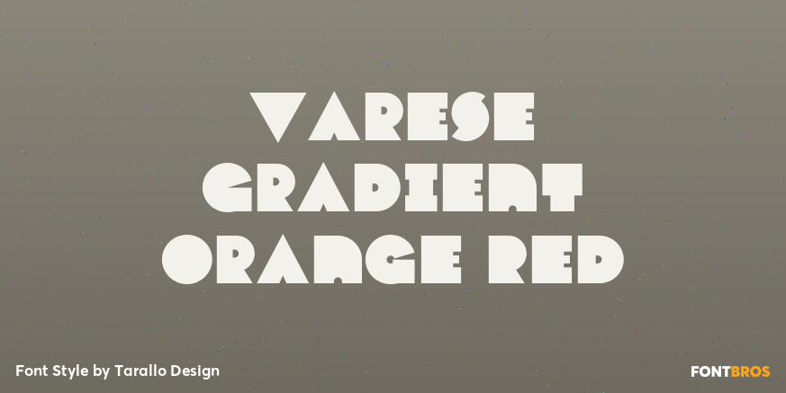 Varese Gradient Orange Red Poster