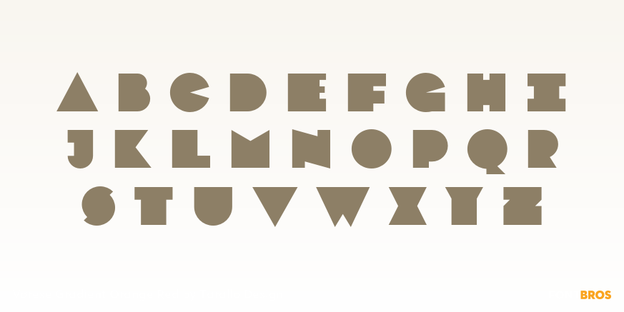 Varese Gradient Orange Red Font Poster #2