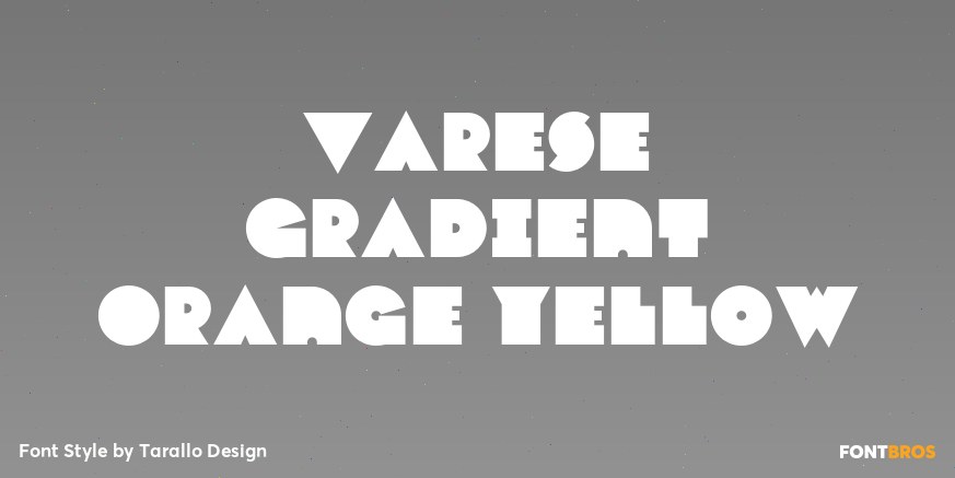 Varese Gradient Orange Yellow Poster