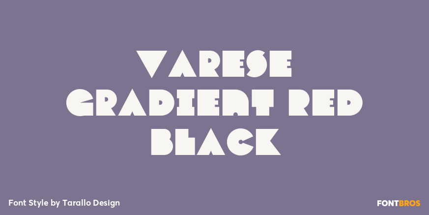 Varese Gradient Red Black Poster