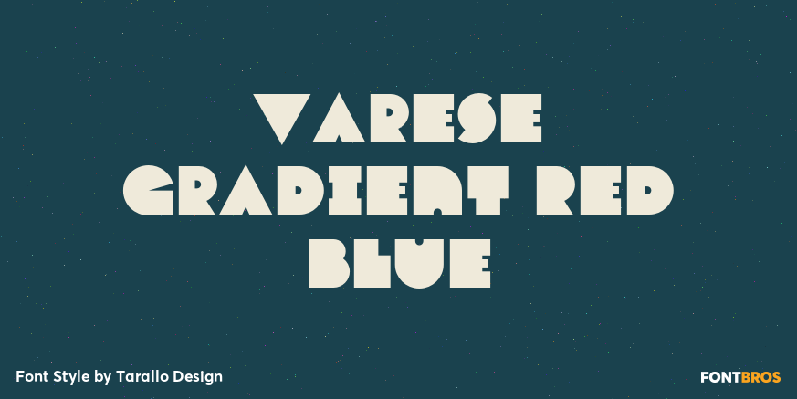 Varese Gradient Red Blue Poster
