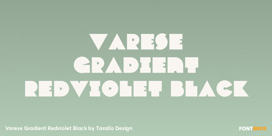 Varese Gradient Redviolet Black Font Poster #1