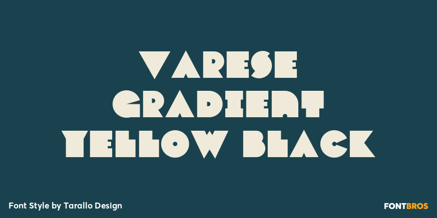 Varese Gradient Yellow Black Poster
