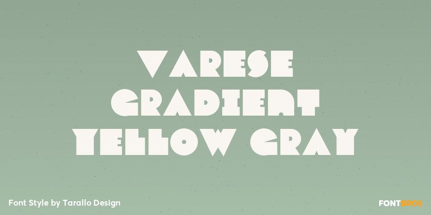 Varese Gradient Yellow Gray Poster