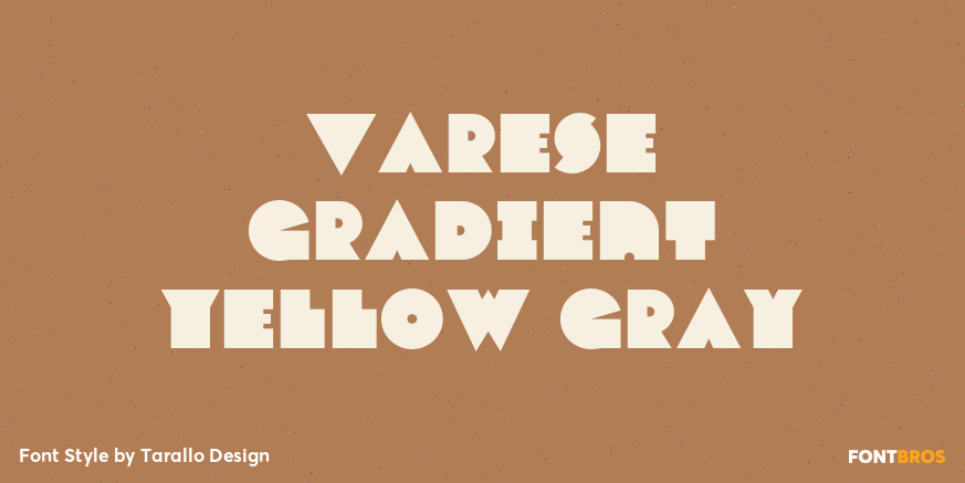 Varese Gradient Yellow Gray Poster