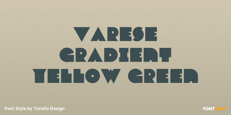 Varese Gradient Yellow Green Poster