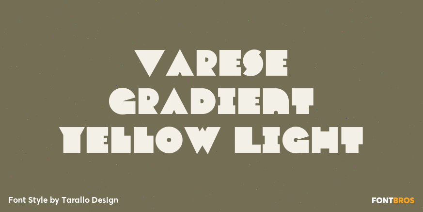 Varese Gradient Yellow Light Poster