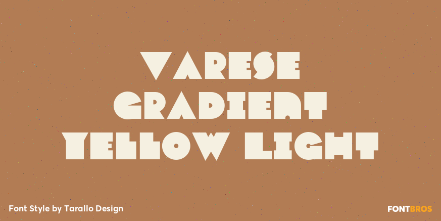 Varese Gradient Yellow Light Poster