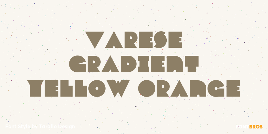 Varese Gradient Yellow Orange Poster