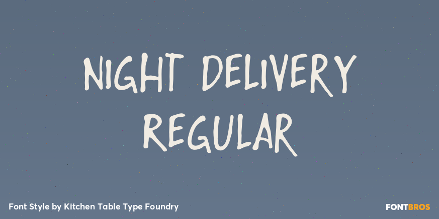 Night Delivery Regular Poster