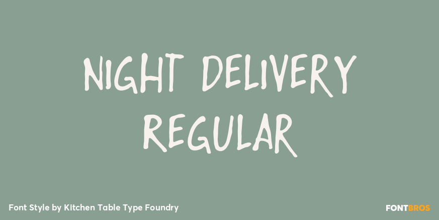 Night Delivery Regular Poster
