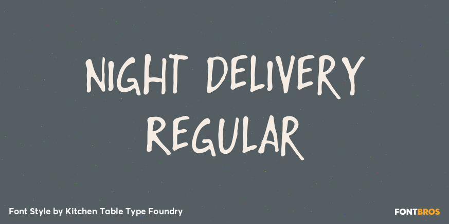 Night Delivery Regular Poster