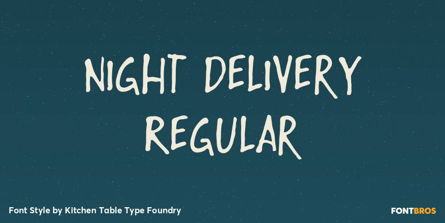 Night Delivery Regular Poster