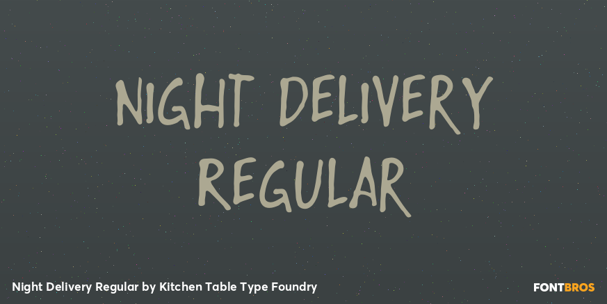 Night Delivery Regular Poster
