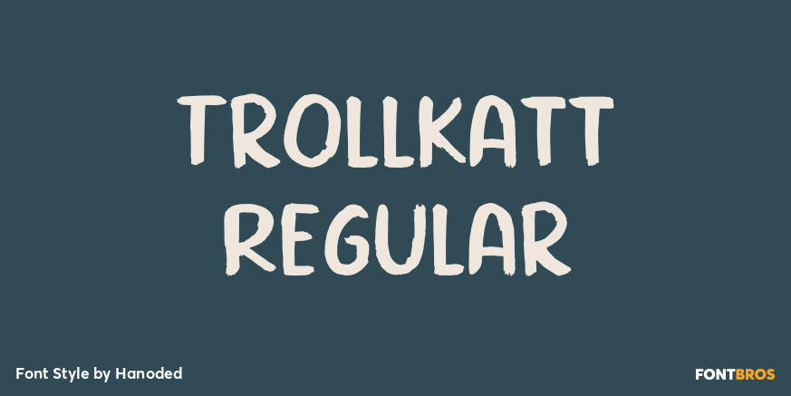 Trollkatt Regular Font Poster #1