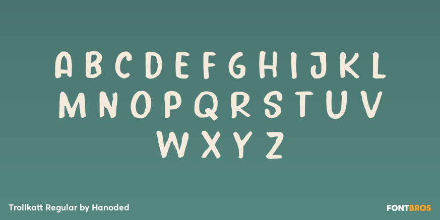 Trollkatt Regular Font Poster #2