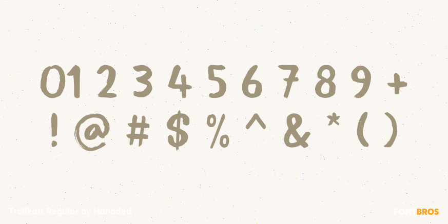 Trollkatt Regular Font Poster #4