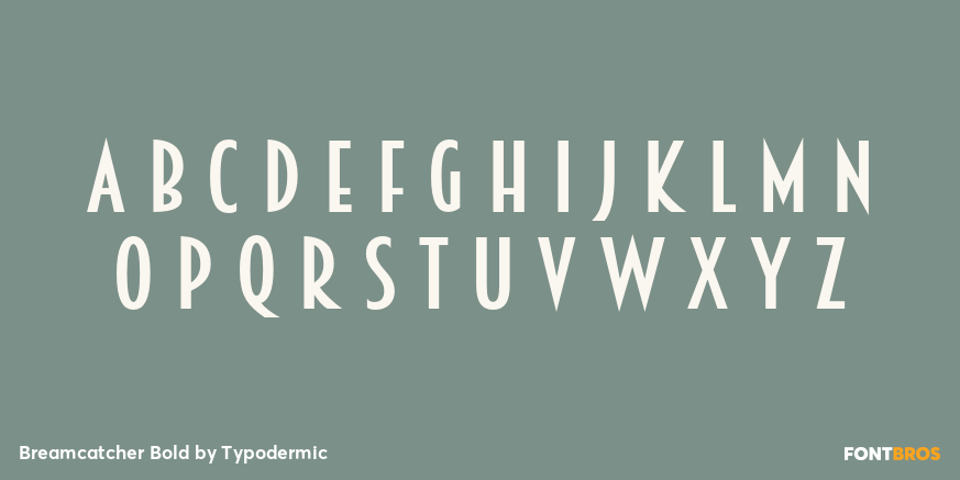Breamcatcher Bold Font Poster #3