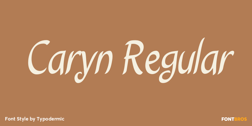 Caryn Regular Poster