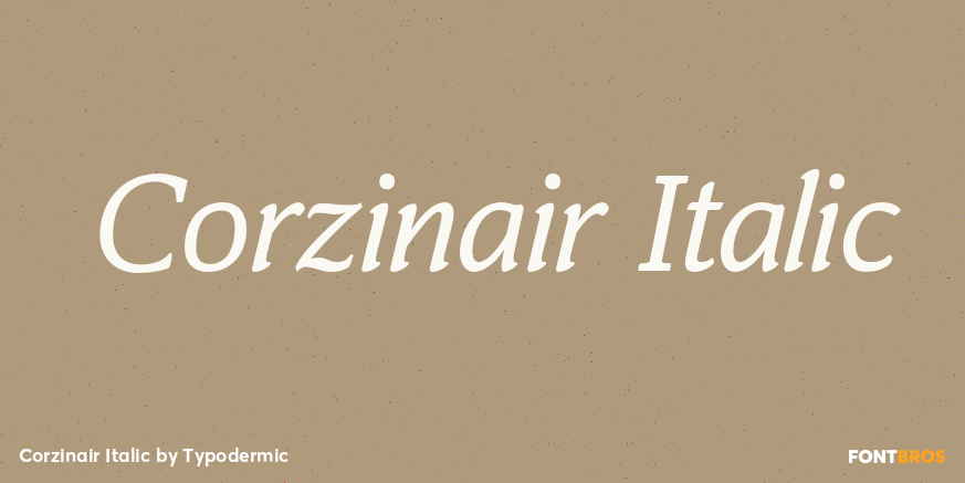 Corzinair Italic Font Poster #1